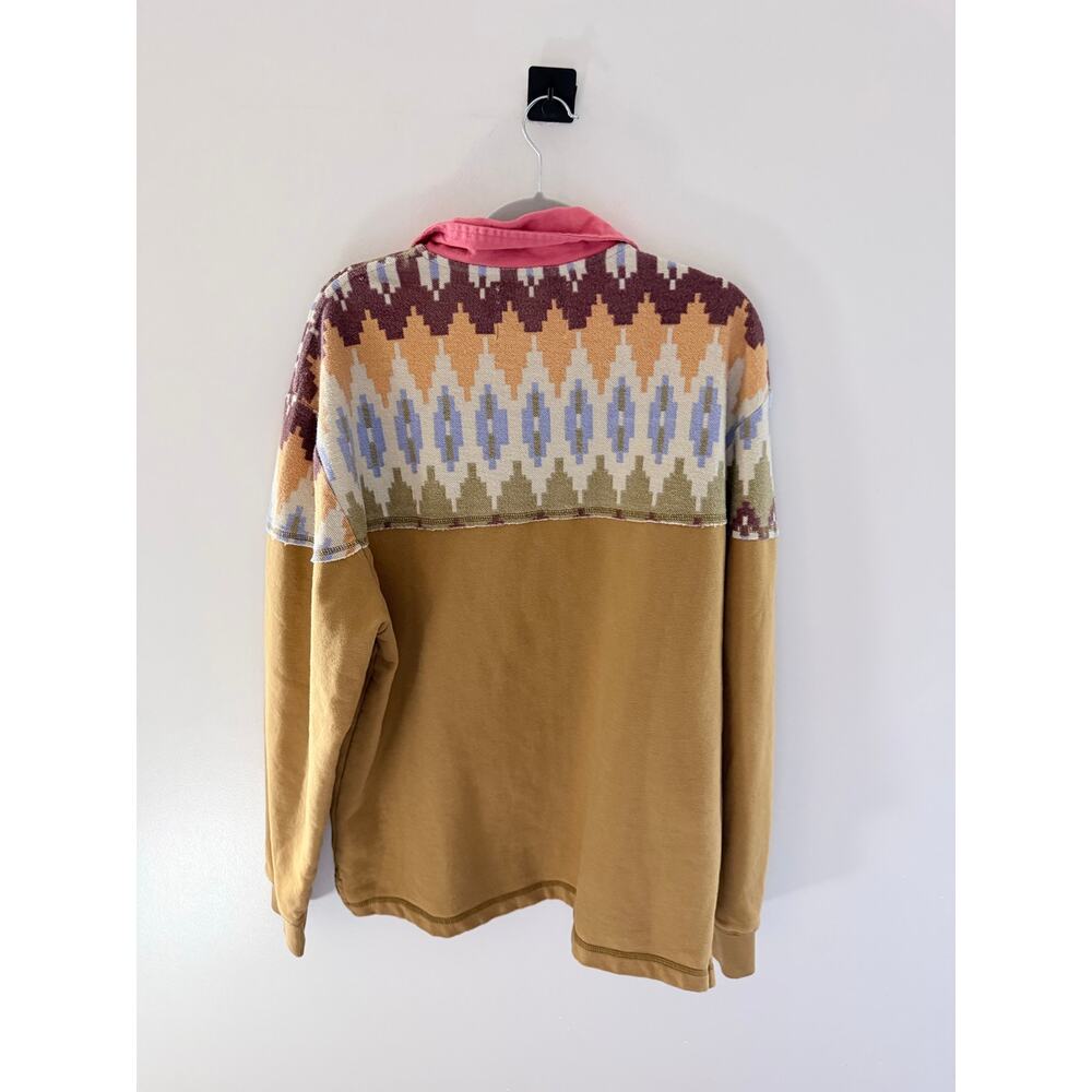 Urban Outfitters BDG Heavyweight Southwestern Pattern Rugby Sweatshirt-Size M - Picture 7 of 8